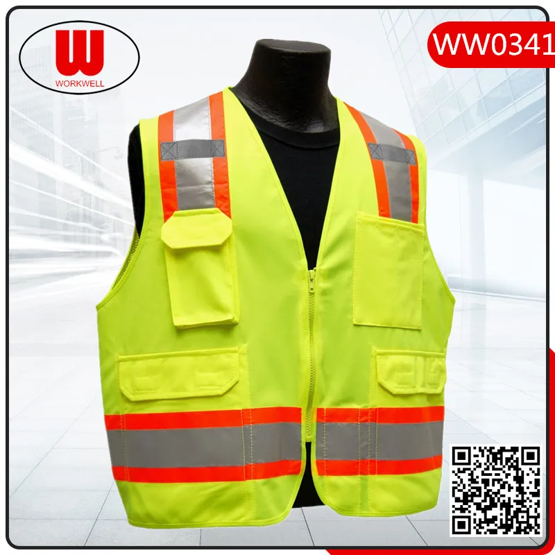 Custom Design Safety Vest Promotional Logo Printed Reflective Safety ...