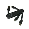 portable 3 in 1 swiss knife shape multifunctional usb cable set micro usb,usb c,8 pin with led light
