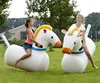 Fun jumping horse inflatable derby race horse bouncer game