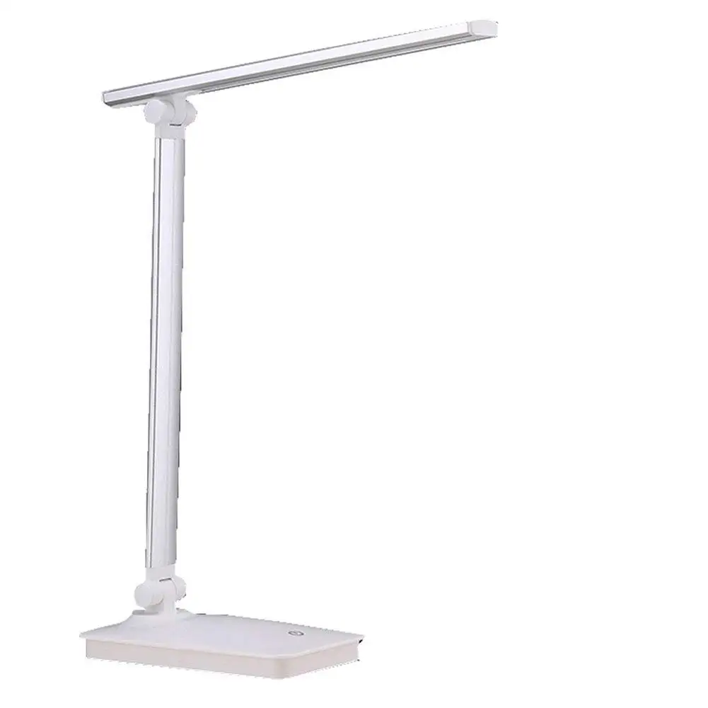 LED Desk Lamp, Eye Protection Table Lamp With USB Charging Port, Three-Stage Dimming, Five-Stage Color Adjustment, Soft Light Technology, Multi-Angle Three-Axis Rotation Design, Touch Control,Suitable