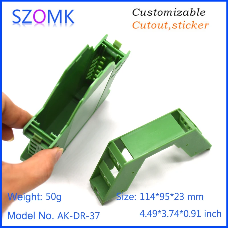 PLC Công Nghiệp Nhựa Tiêu Chuẩn Din Rail Enclosure Hộp Điều Khiển