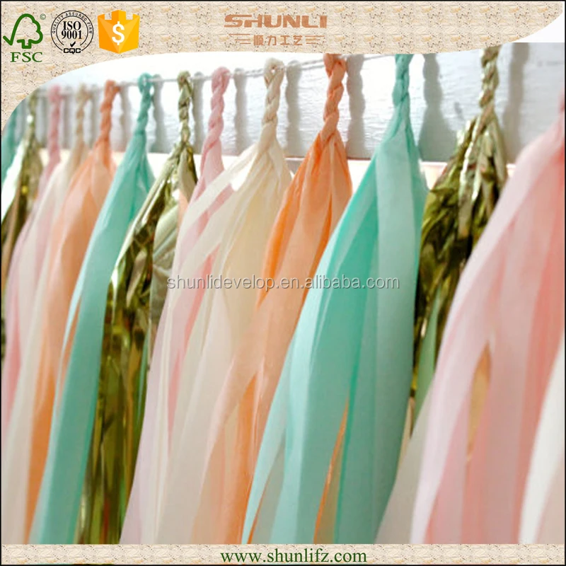 Halloween Decoration Diy Hanging Crepe Paper Streamers Buy Crepe
