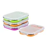 Cheap Divided Lunch Box, Lunch Boxes for Kids, Collapsible Lunch Box