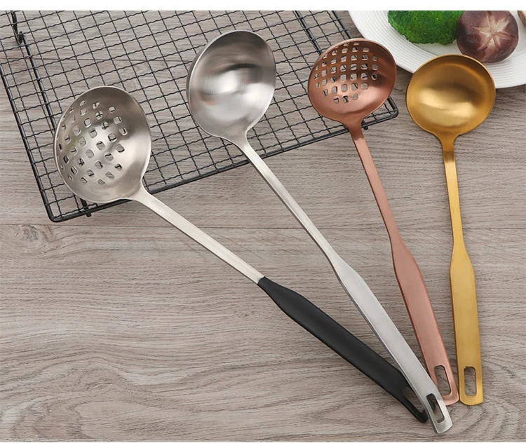 Dishwasher Safe Kitchen Tools China Hot Pot Gold Ladle/soup Spoon Buy