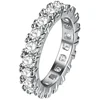 Modern Wholesale 925 Sterling Silver Diamond Wedding Ring Designs For Women