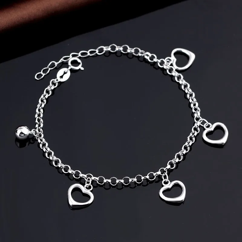 2018 Fancy Pure Silver Chain Bracelet For Girls Buy Pure Silver