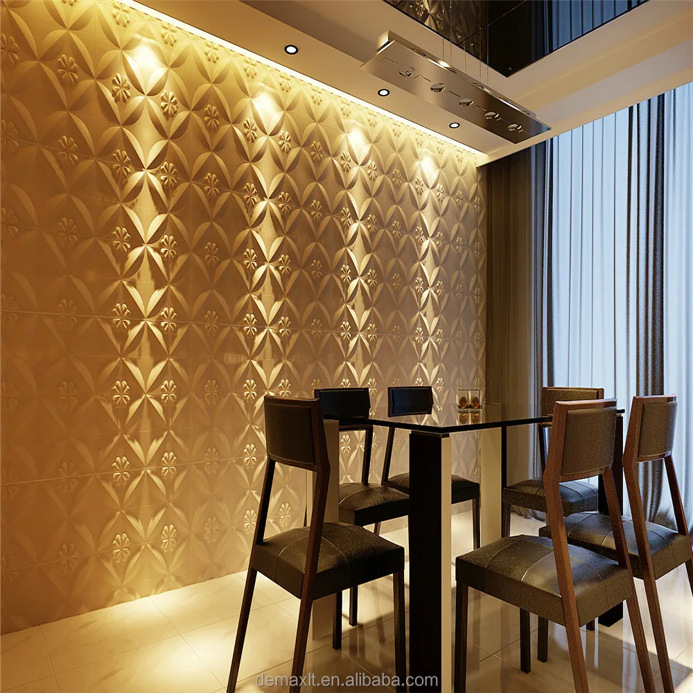 Tekstur Interior Dinding Dekoratif 3d Meliputi Panel Untuk Rumah
