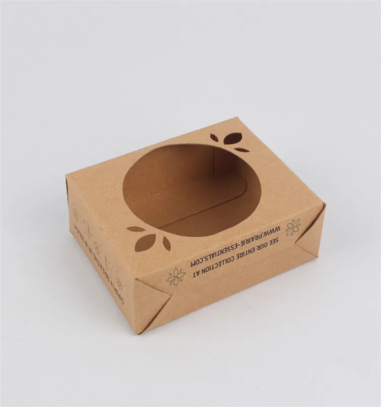 Hot Sell Customized Kraft Paper Gift Box With Pvc Window Buy Eco