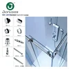 North American market stainless steel series pivot hinge door shower enclosure room