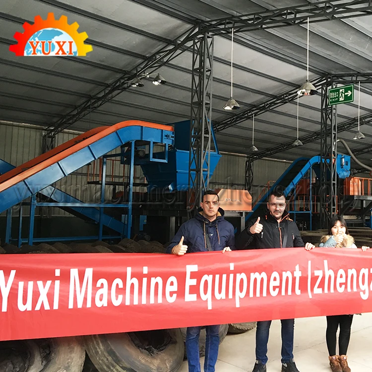 Large Capacity Small Tire Recycling Machine For Sale Small Tyre Shredder