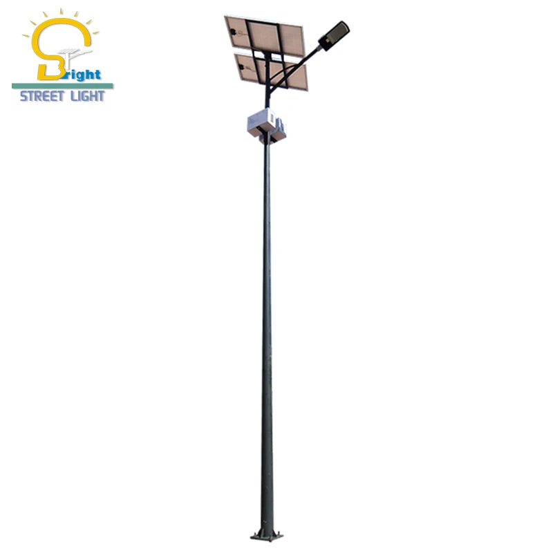 Replace 80W HPS Lamp 8M Pole Solar Street Lights,