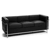 foshan modern design cozy sofa le corbusier three seat for home