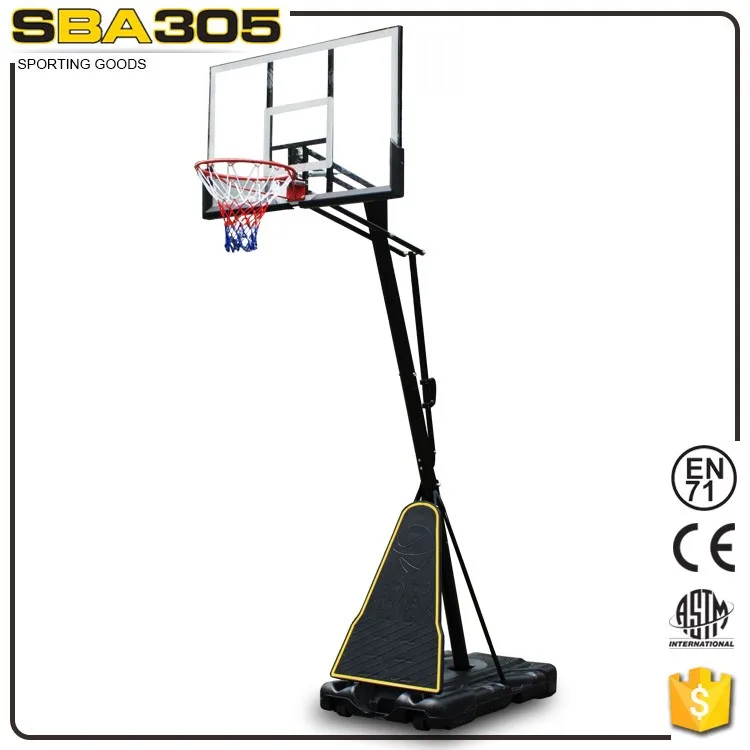 Standard Size Height Adjustable Mobile Basketball Hoop Goal Outdoor Buy Mobile Basketball Hoop