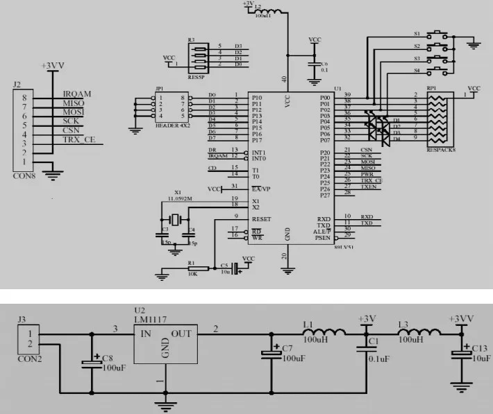 Nrf24l01 pa lna схема