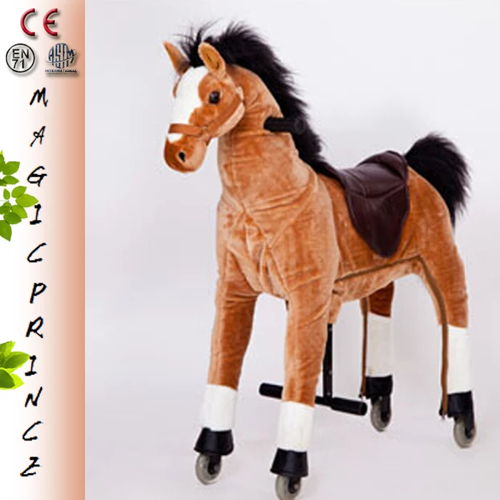 riding horse toy with wheels