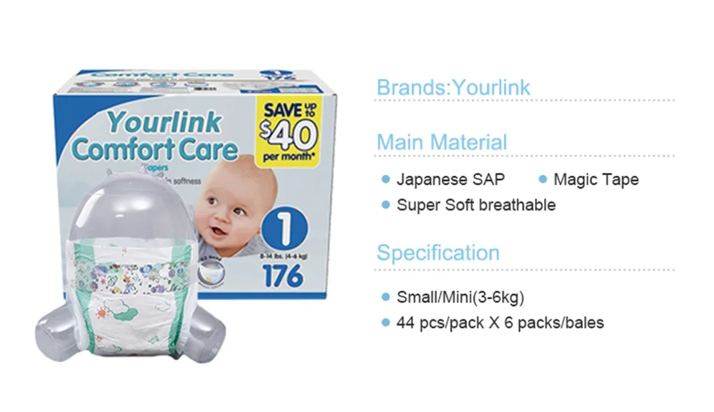 Hot selling baby diaper disposable super soft material with wetness  indicator of Baby Diaper from China Suppliers - 160339431