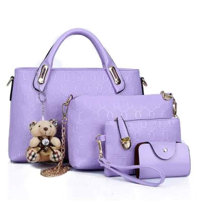 6pcs/set hot Sales Hand Bag lady Handbag set/Wholesale Designer Handbag in bag bao bao bag women