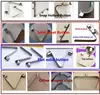 tent pole clips push button Customized Double solid button spring clips , riveting spring clips for tubing