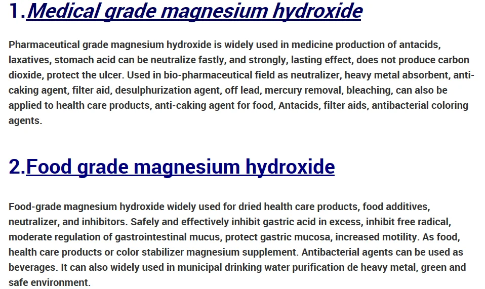 Magnesium Hydroxide Price Buy Magnesium Magnesium Hydroxide Magnesium Hydroxide Price Product On Alibaba Com