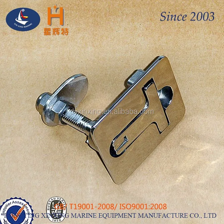 Marine Boat Hatch Latch Turning Lift Handle Flush NON Locking Stainless Steel