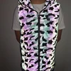 colorful spandex sun reflective lycra fabric tape printing jacket vest