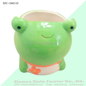 Cute Ceramic Frog Planter Flower Vase Cute Ceramic Frog Planter