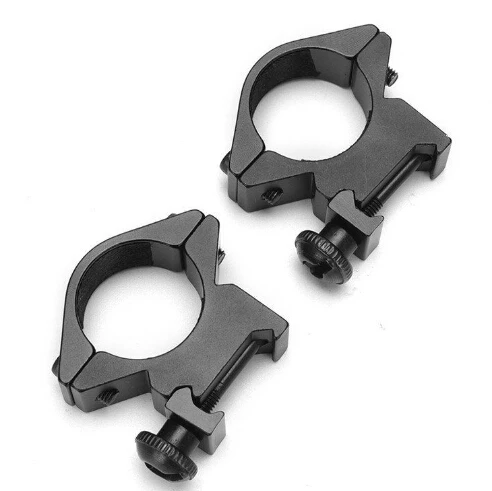 2x Scopes Inch Torch Laser Sight 1" Scope Low Profile 20mm Mount 25mm Ring Dual