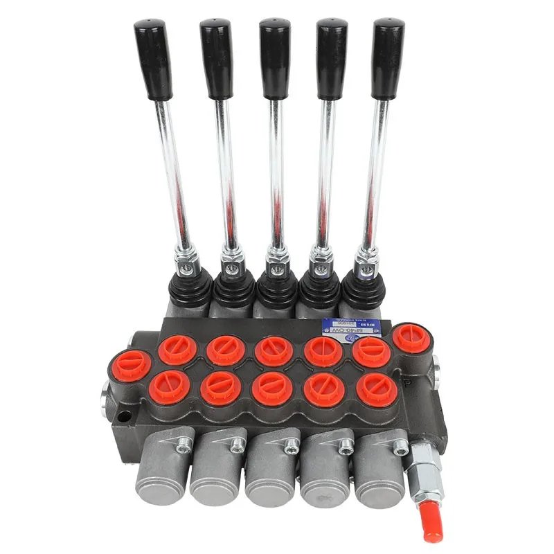 Hydraulic Multiway Valve P40 P60 P80 P120 Spool 3 Way Mini Excavator