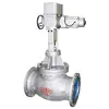 4-20ma introduced electric actuator water flow control globe valve