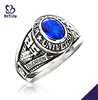 Fashion jewelry custom design silver custom college class ring
