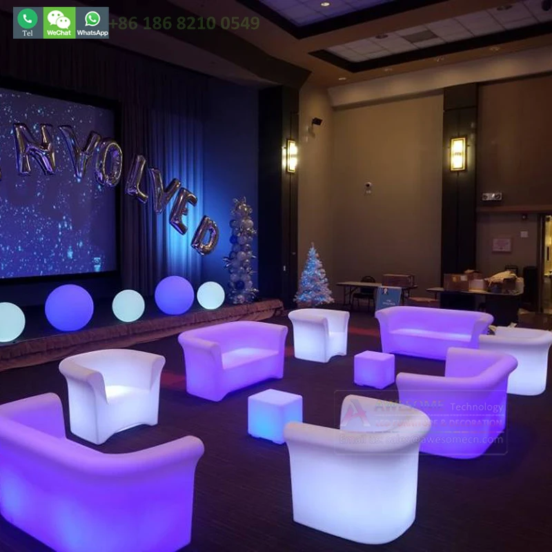 led lounge sofa - wedding vanue party events room