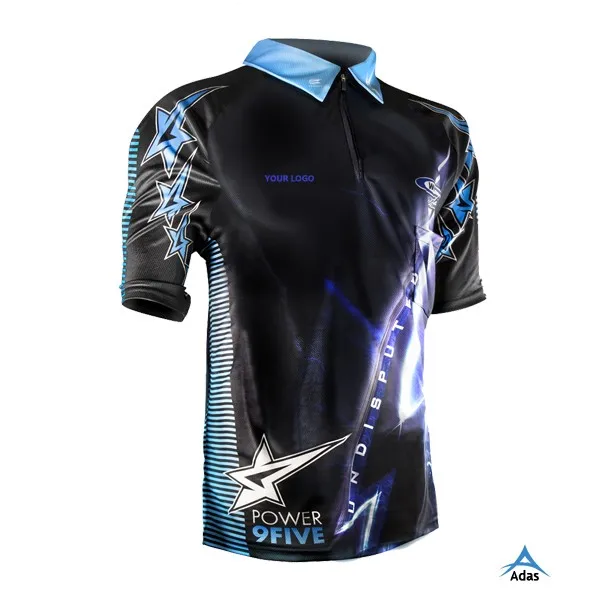 Oem Darts Team Jersey With Pocket,Customized Breathable Darts Polo ...