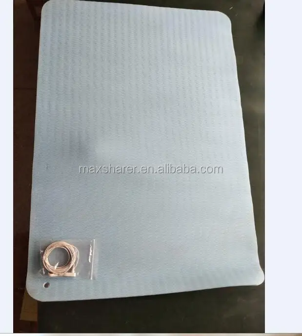 ESD magnetic mouse pad with grounding cord(with 4mm snap connecting)