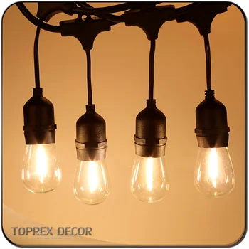 E27 Base Backyard Hanging Outdoor String Globe Lights With G45 S14 Light Bulbs Globes E27 Base Backyard Hanging Outdoor String Globe Lights With G45 S14 Light Bulbs Globes