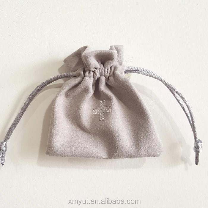 Suede Jewelry Pouch/suede Drawstring Wine Bag