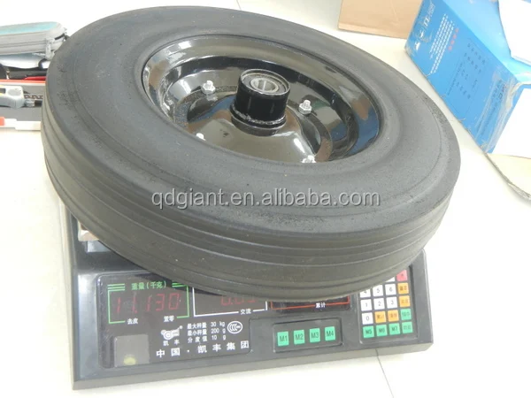 wheel barrow concrete mixer rubber wheels 16"x4"