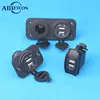 World powerful UK Style standard double 13a socket with usb mounted German electrical plug and usb socket
