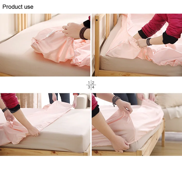 Manufacturers In China White King Size Fitted Bed Sheet 100% Cotton