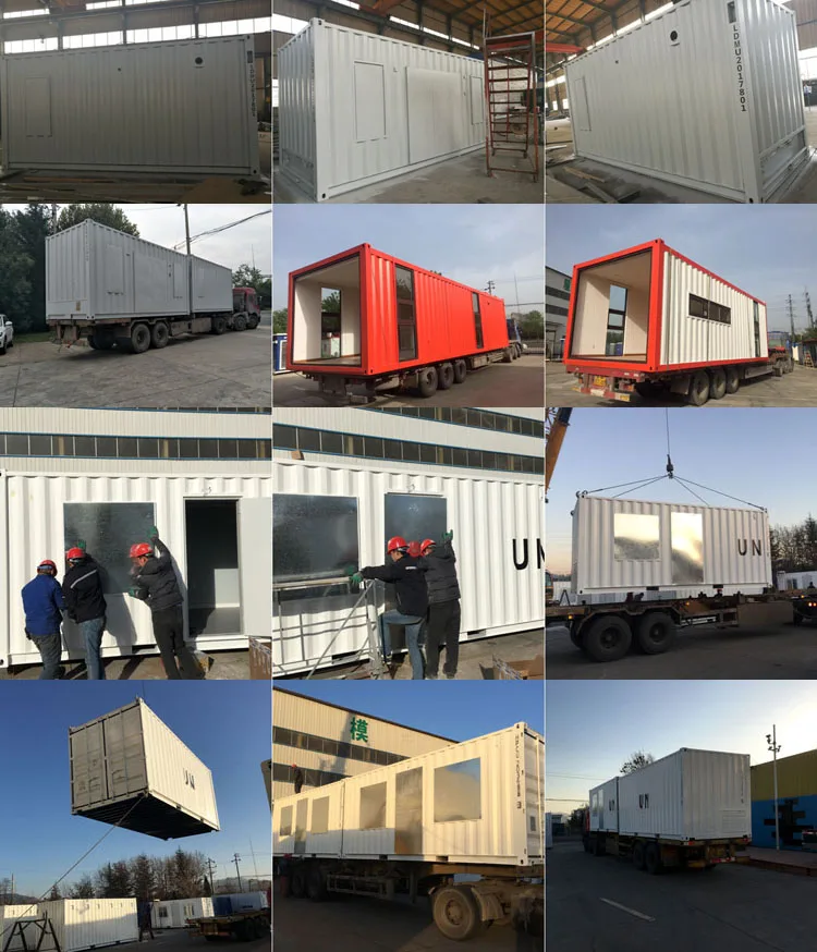 Lida Group building a house out of containers company used as kitchen, shower room-4