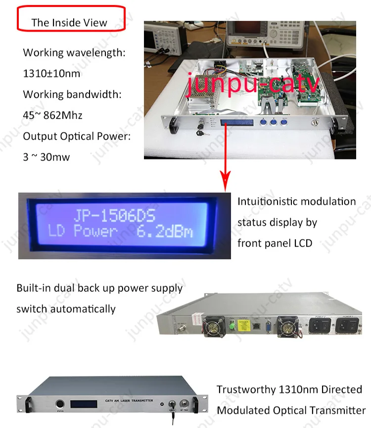 Fiber Optic Transmitter 1310 Price India With 4mw Buy Optical Transmitter Price India,Optical