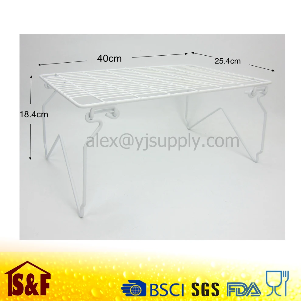 Kitchen Pantry Cabinet and Countertop Rectangular Stacking Storage Shelf Large Size