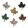 Beaded Sequin Maple Leaves Patches Applique Applique for Brooches Bags Clothes Decorated DIY Sewing Accessories PE189
