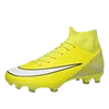 High ankle good grip turf soccer boots football shoes for kids
