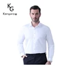Newest High Quality Pure Cotton Wrinkle Free Long Sleeve Formal Business Mens Dress Shirt For Wholesale