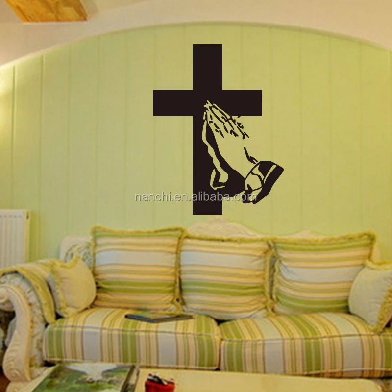 Jesus Christians Sign Wall Stickers Living Room Eco Friendly Pvc Wall Art Bedroom Home Decor Waterproof Wallpaper Buy Jesus Christians Sign Wall
