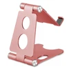 Custom Logo Gift Metal Portable Office Universal Foldable adjustable mobile cell phone desk stand holder de celular