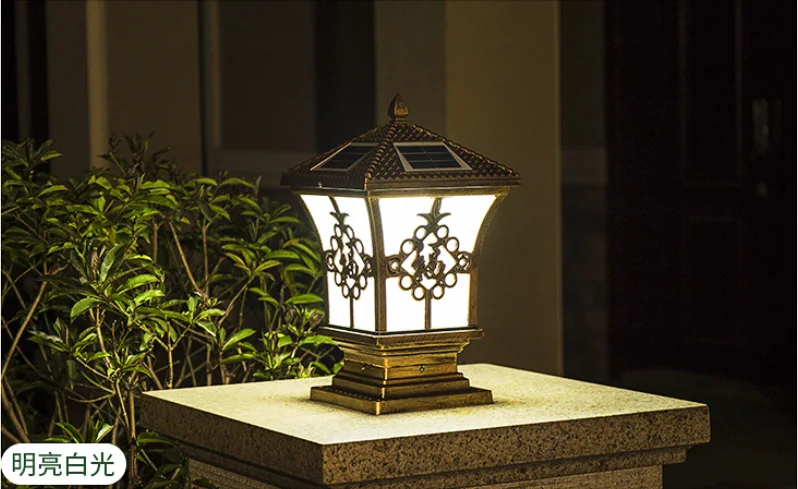 Solar Lawn Lights Landscape Garden Outdoor Fishing Net Column Grass Lights Residential Villa Park Small Street Lights