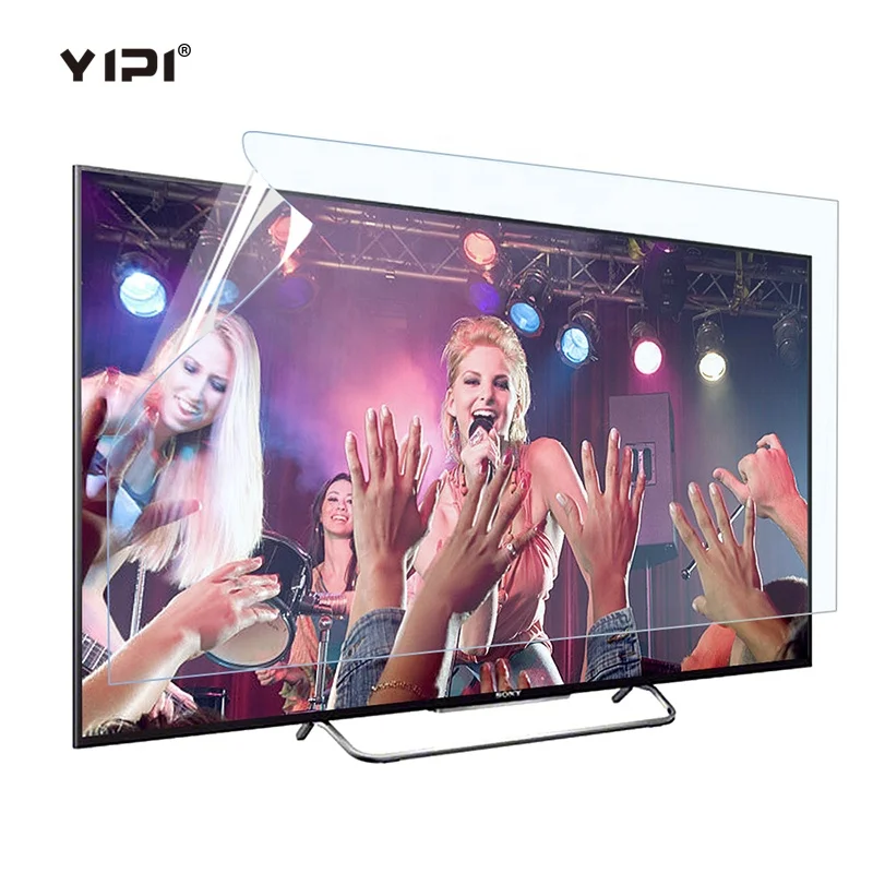 Оптовая цена с антибликовым покрытием телевидение высокой четкости Защитная пленка для TV/LCD широкий экран
