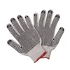 C078D2-N T/C natural white with PVC dots cotton glove