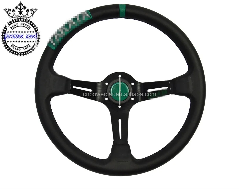 Go Kart F1 Jdm Racing Steering Wheel Dish/flat Dish With 3 Spoke Horn ...